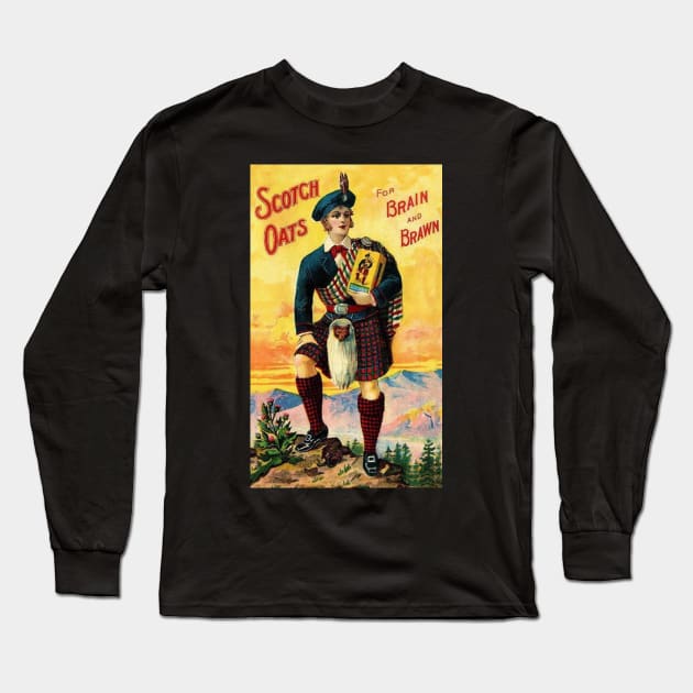 Scotch Oats Long Sleeve T-Shirt by Donkeh23